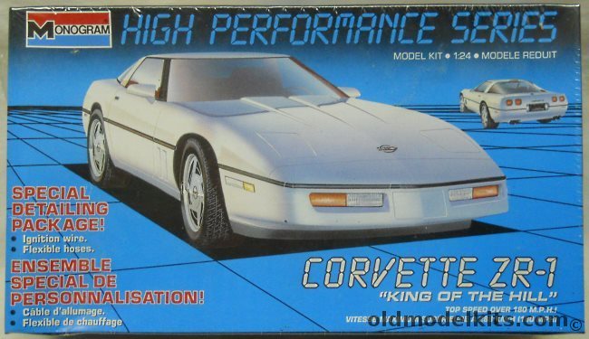 Monogram 1/24 Chevrolet Corvette ZR-1 With Special  Detailing Package, 2785 plastic model kit